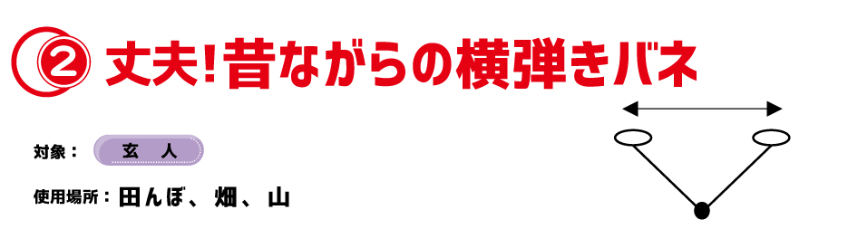 昔ながらの横弾きバネ